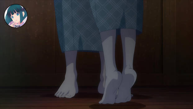 Shiragiku Ono Feet - On tiptoe