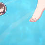 Chizuru Mizuhara Feet - Tempting the Water