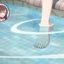 Chizuru Mizuhara Feet - Foot in the Water