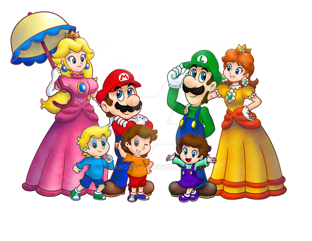 Super mario bros extended family