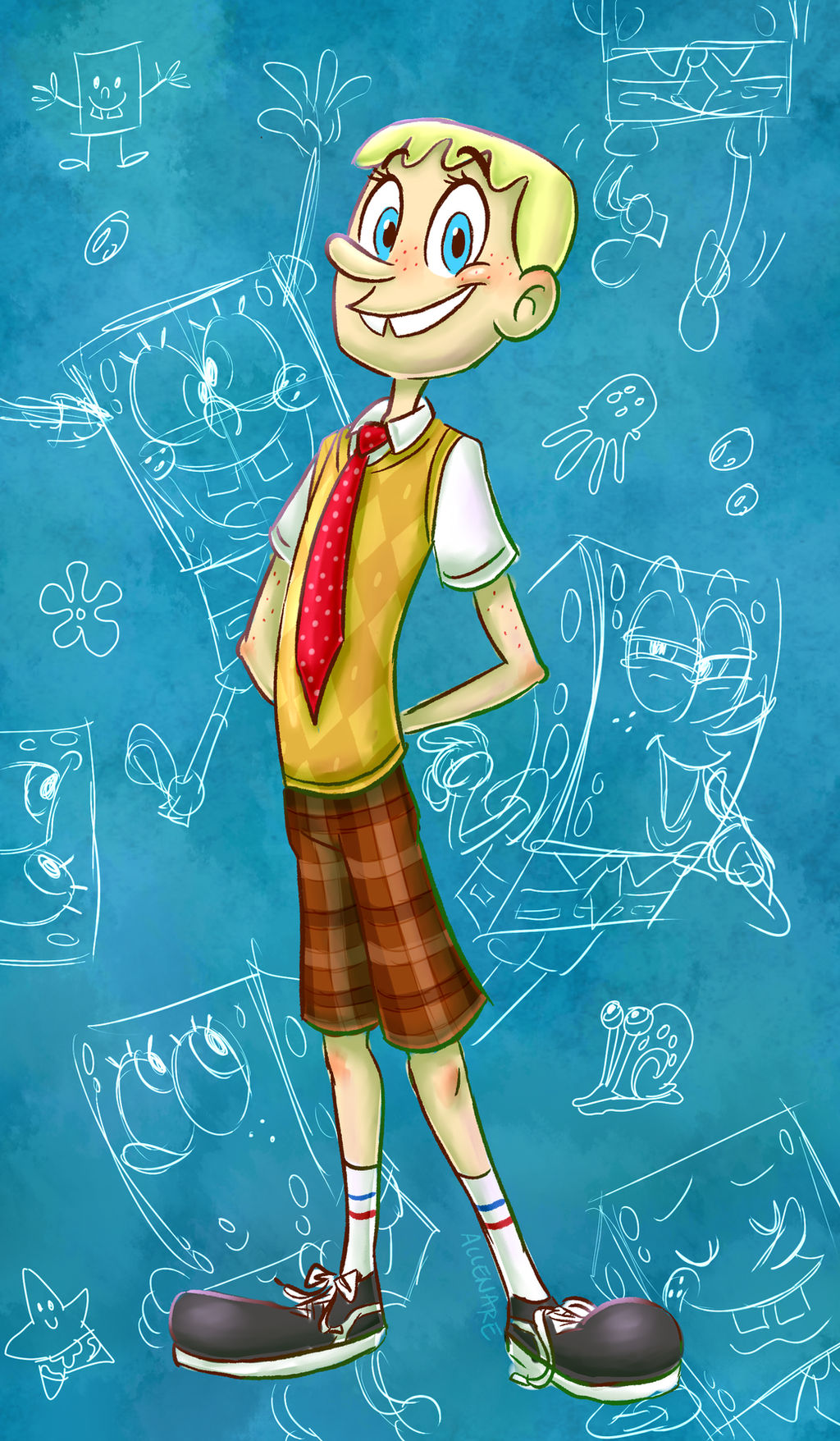 My Version of Human SpongeBob by Carossmo on DeviantArt