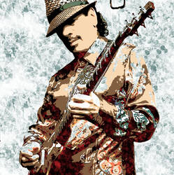Carlos Santana in Action