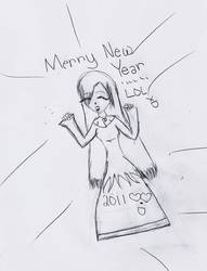 Merry New Year Sketch