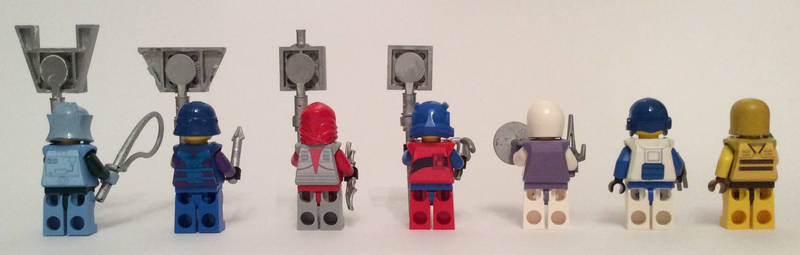 Lego Visionaries Spectral Knights (rear view)