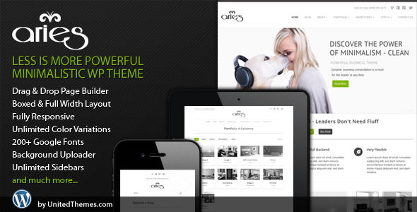 Aries Responsive Business WordPress Theme