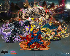 BatmanvSuperman x Puzzle and Dragons Wallpaper 2