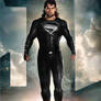 Justice League Movie Poster (Superman Black Suit)