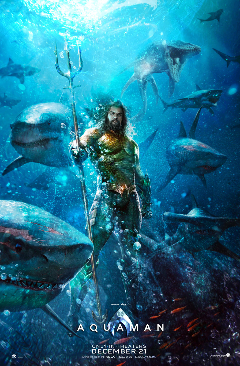 Aquaman Movie Poster 2 By Saintaldebaran On Deviantart