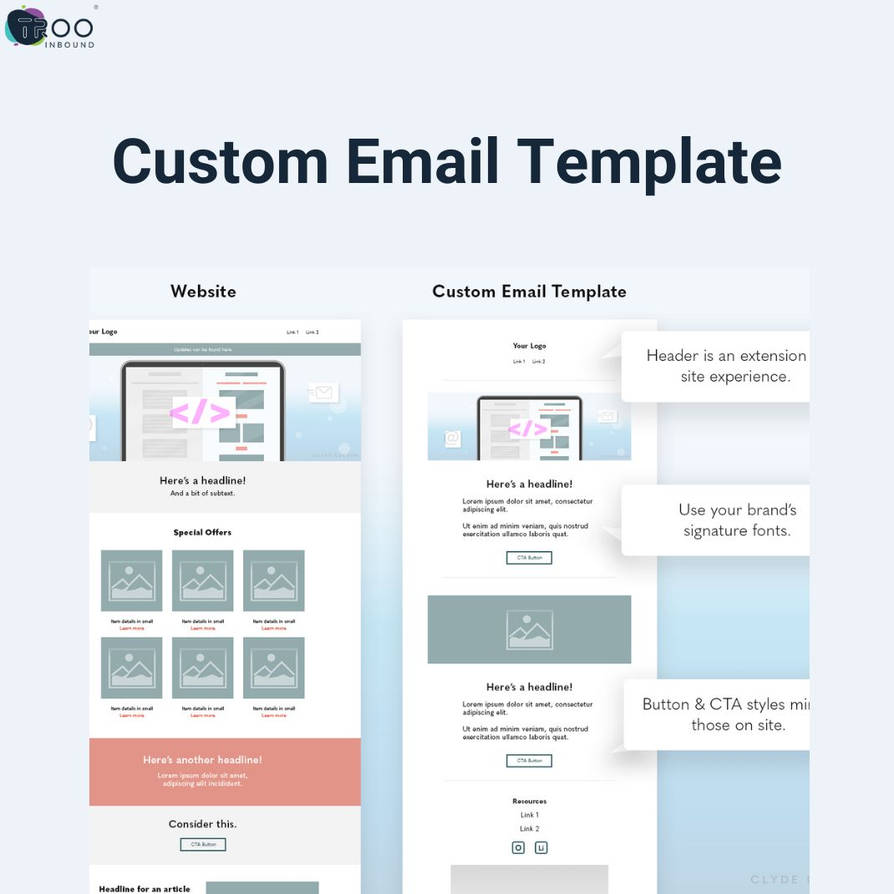 Custom Email Template by ordertrooinbound on DeviantArt