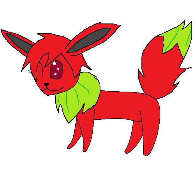 Strawberry Eevee by RyuuseiNagareboshi on DeviantArt
