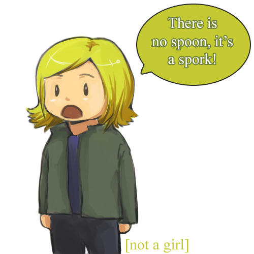There is no Spoon by confusey on DeviantArt