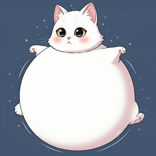Anime Cat Inflated 2 by NotCrystalight on DeviantArt
