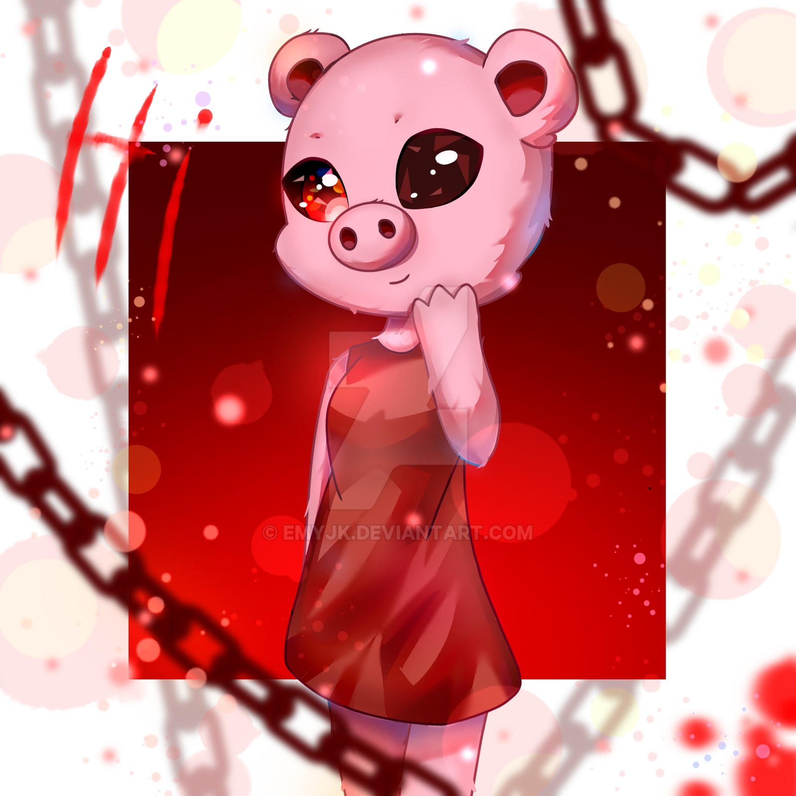 Roblox Fanart Piggy - roblox piggy all characters fanart