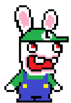 RabbidLuigi pixelation