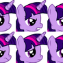 MLP Emotion set Twilight