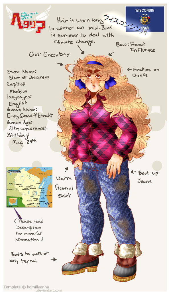 APH: State of Wisconsin OC by vers-l-avant on DeviantArt