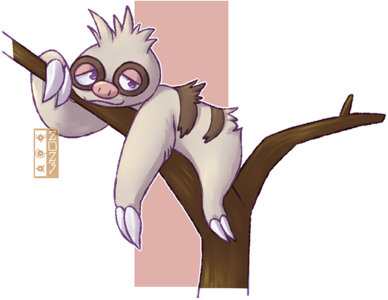 0287 Slakoth by dualcosmog on DeviantArt