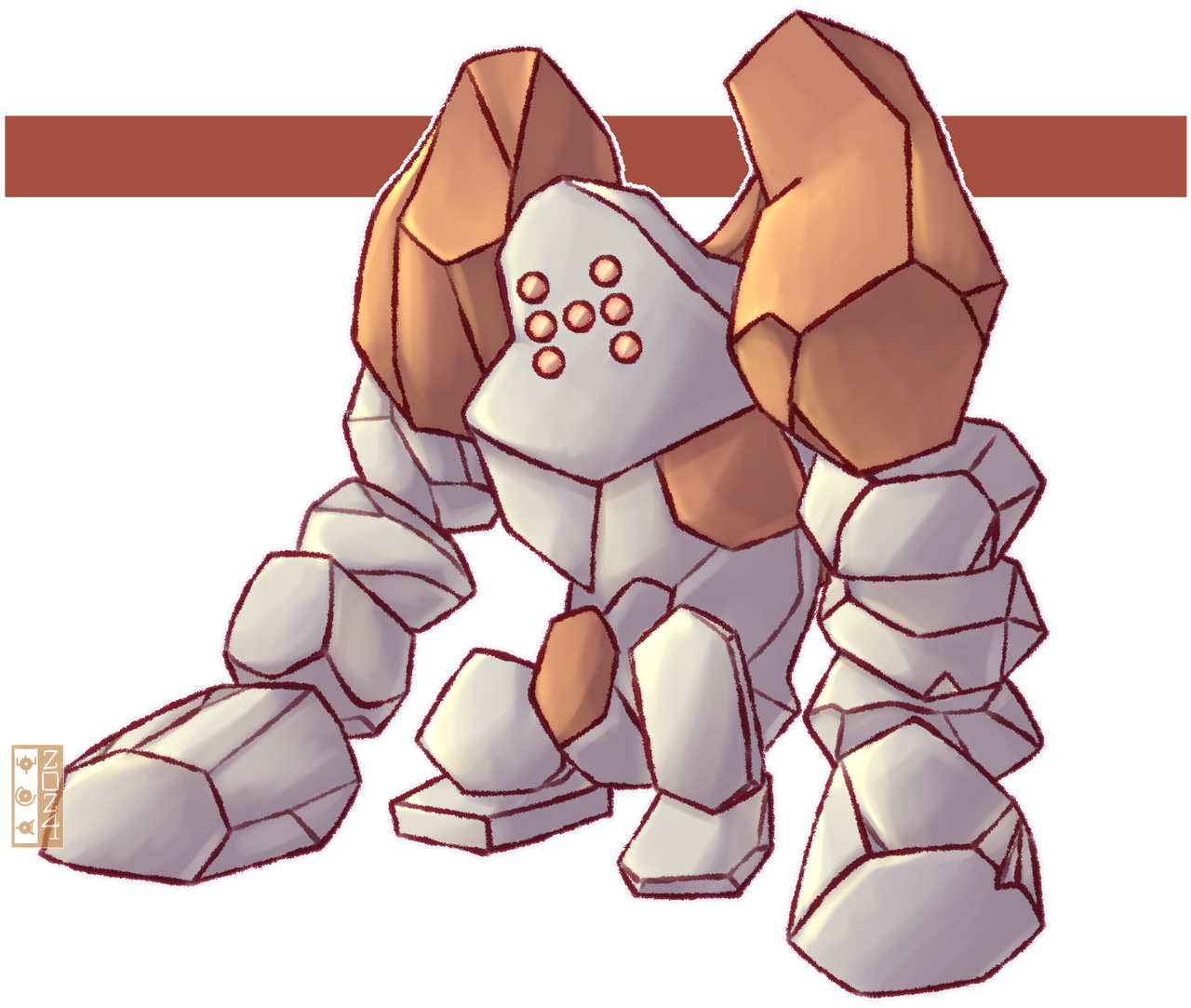 Regirock Pattern 0377 Regirock by dualcosmog on DeviantArt