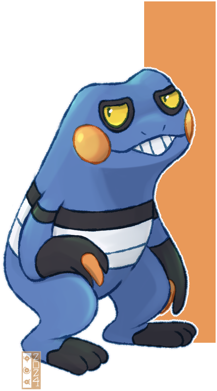 Croagunk Rumble 0453 Croagunk by dualcosmog on DeviantArt