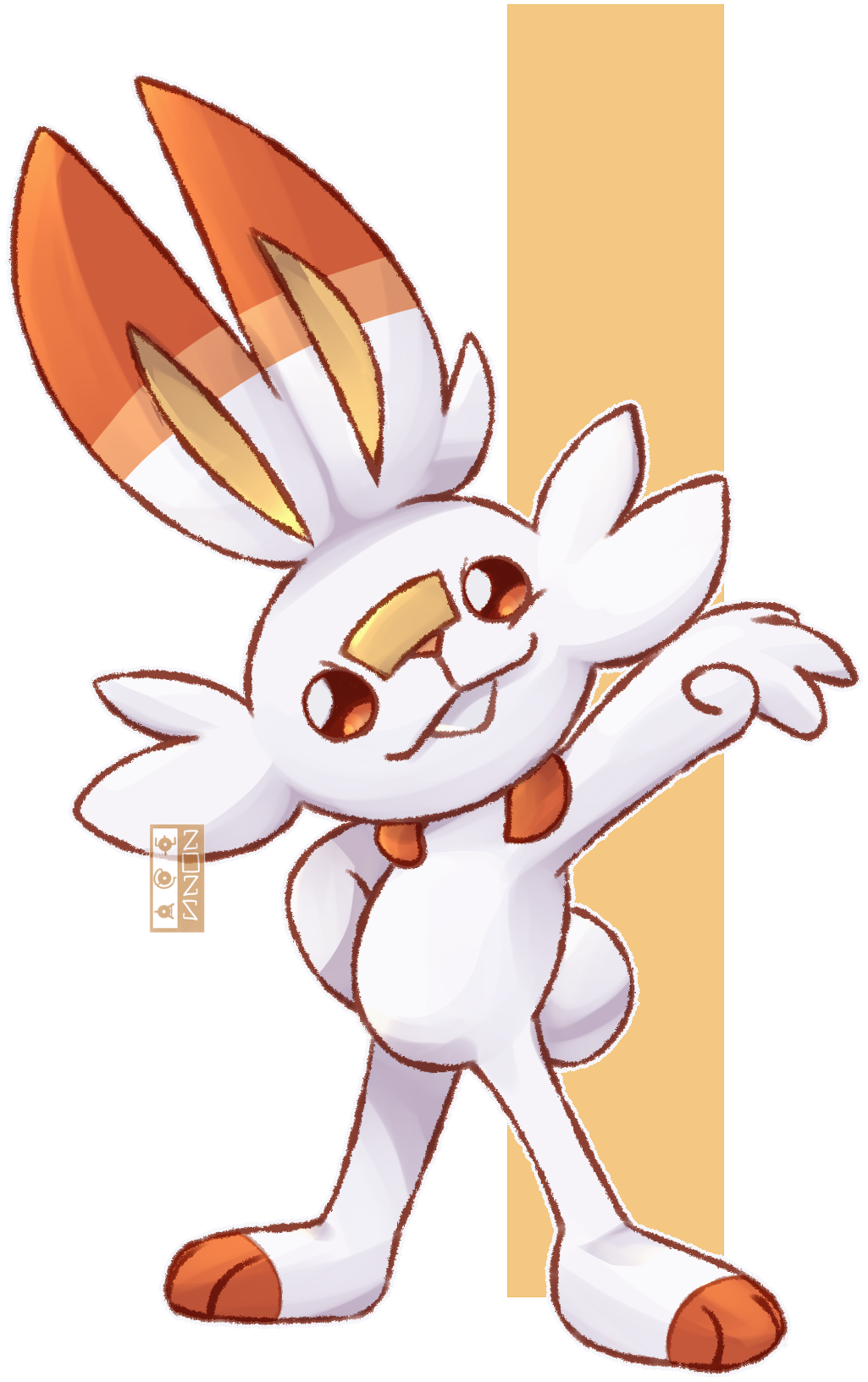 0813 Scorbunny by dualcosmog on DeviantArt