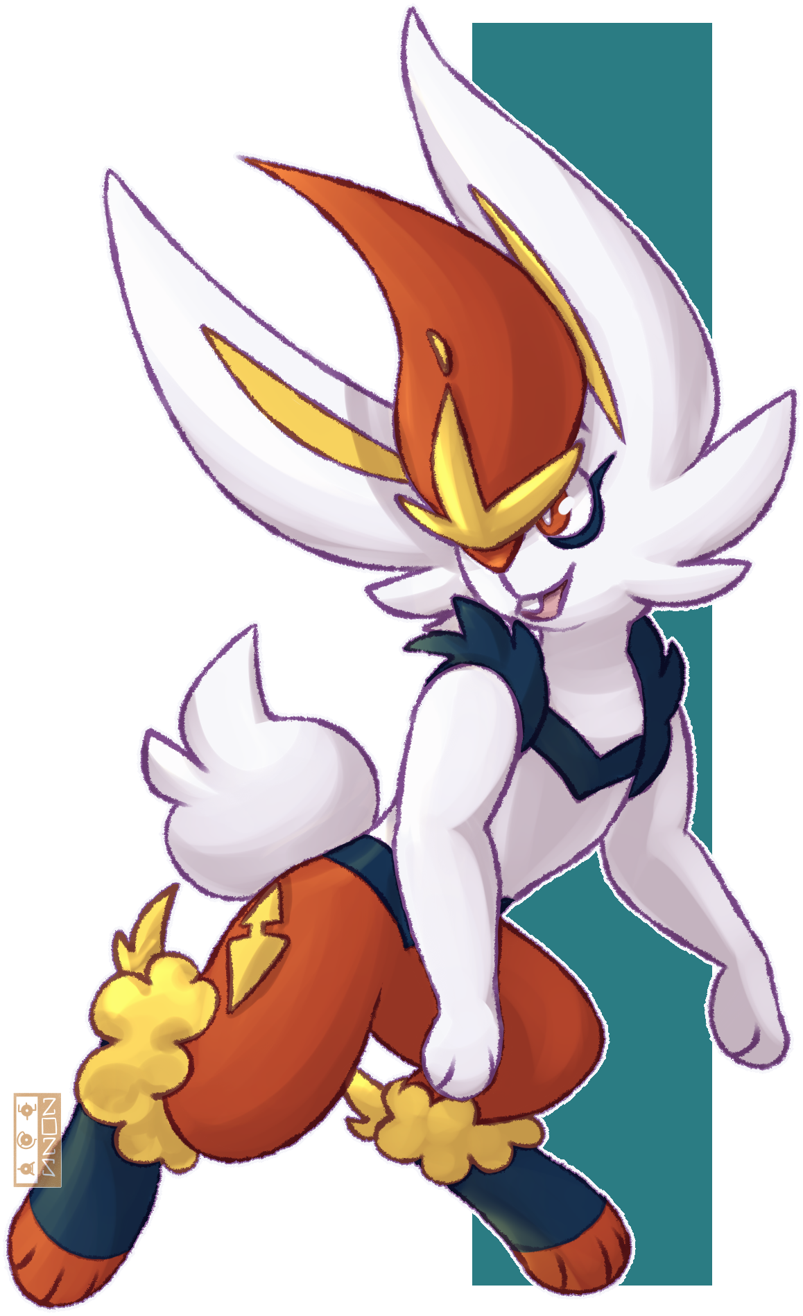 Cinderace Ref 0815 Cinderace by dualcosmog on DeviantArt