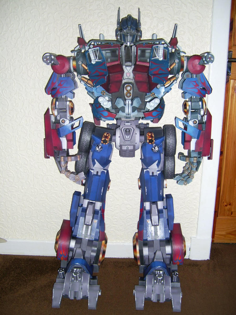 Optimus Prime card model