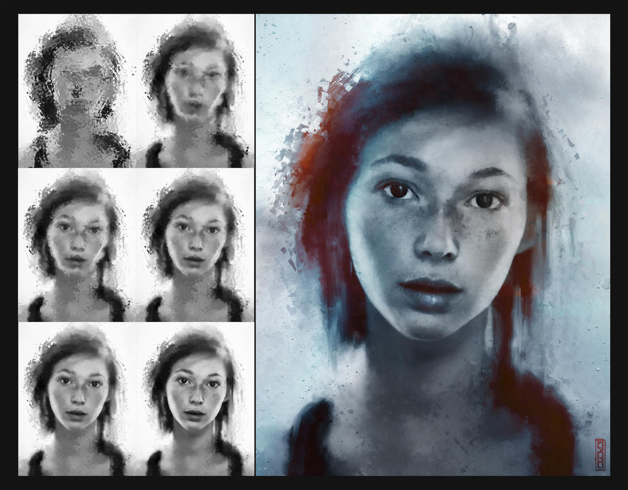 Ellie Portrait Process