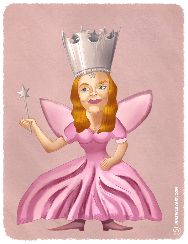 Ian Smiley Art - Glinda the Good Witch