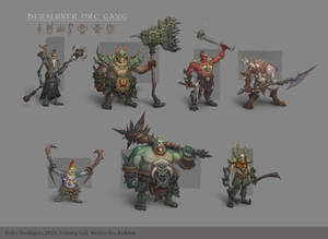 A Gang Of Orcs