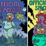 Official Spacegirl colored covers