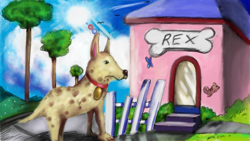 Rex the dog by nintendoorama on DeviantArt
