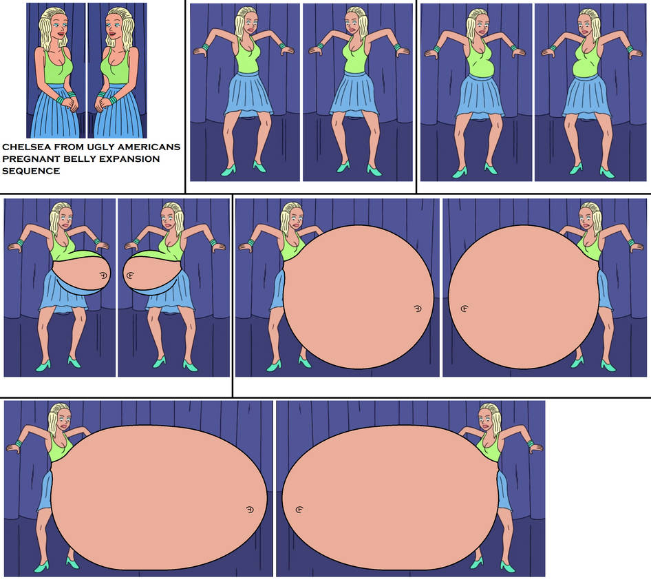 Kumasi Inflation Deviantart Chelsea Pregnant Belly Expansion Sequence by AlphaModel10 on DeviantArt