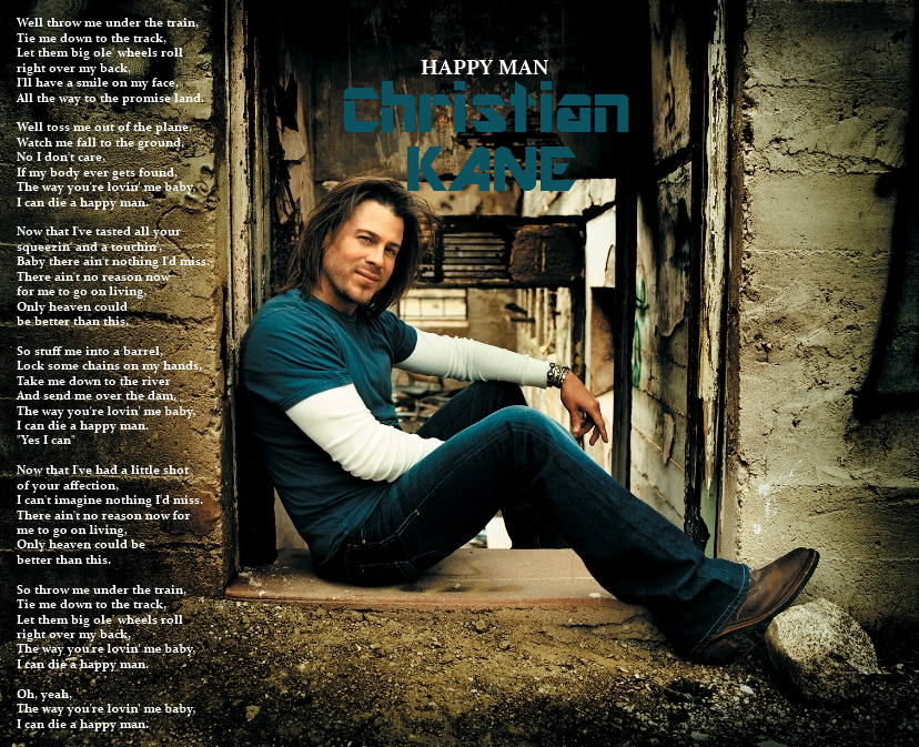 Christian Kane-Happy Man