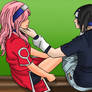Sakura and Sasuke Cosplay