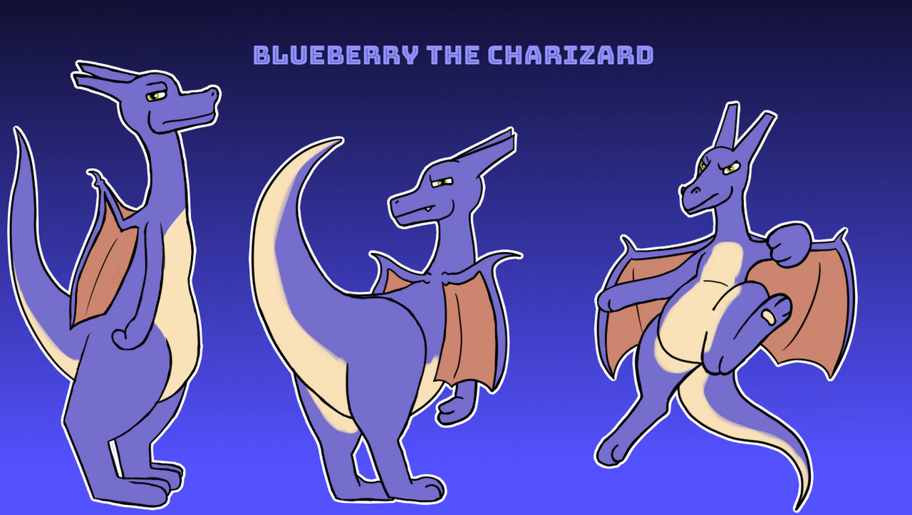 Charizard Refrence Blueberry the Charizard reference sheet by ThePenguinDeviant on DeviantArt
