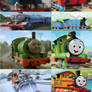 The engine's reactions to their season 25 selfs.