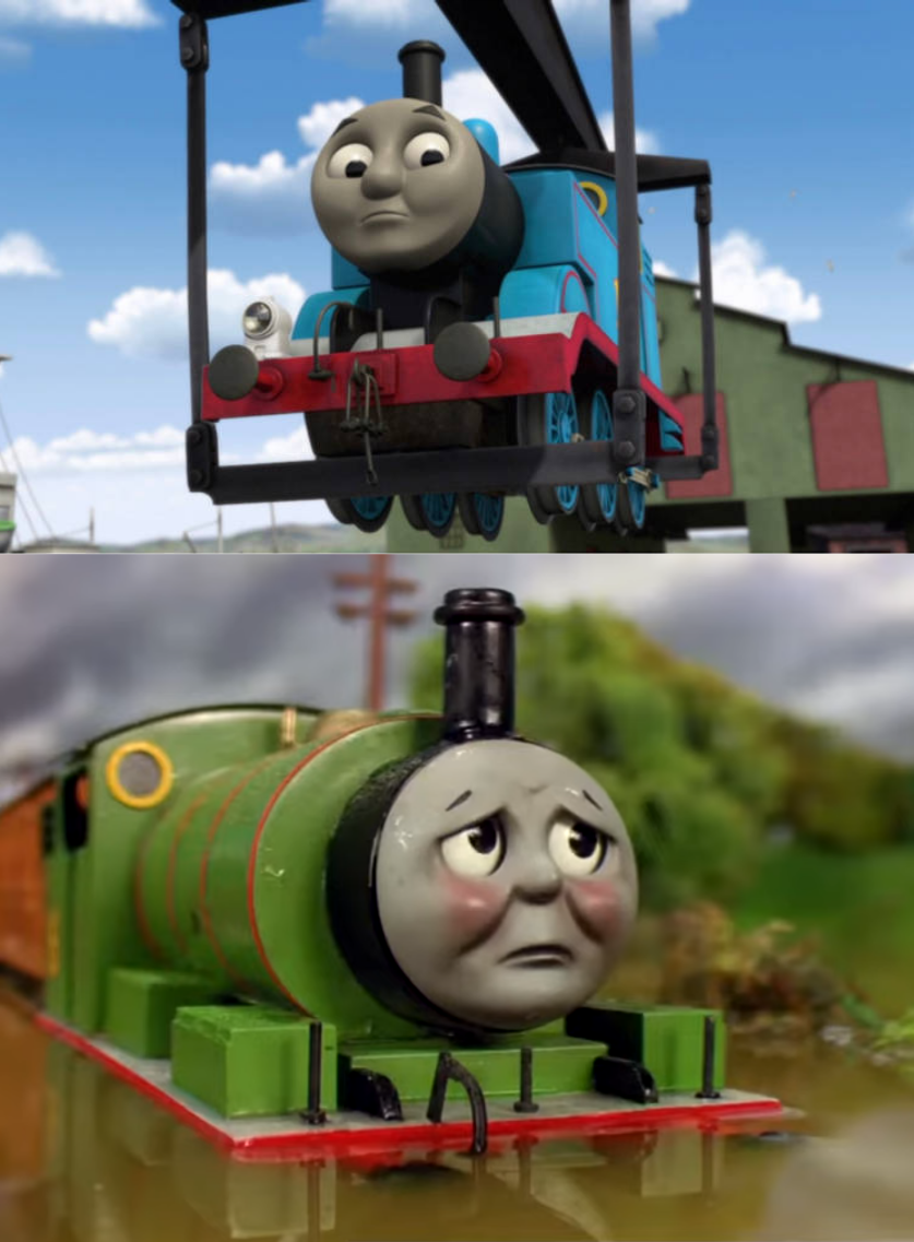 Percy Begs Thomas To Stay and Not Leave Sodor by IsmaelDiaz on DeviantArt