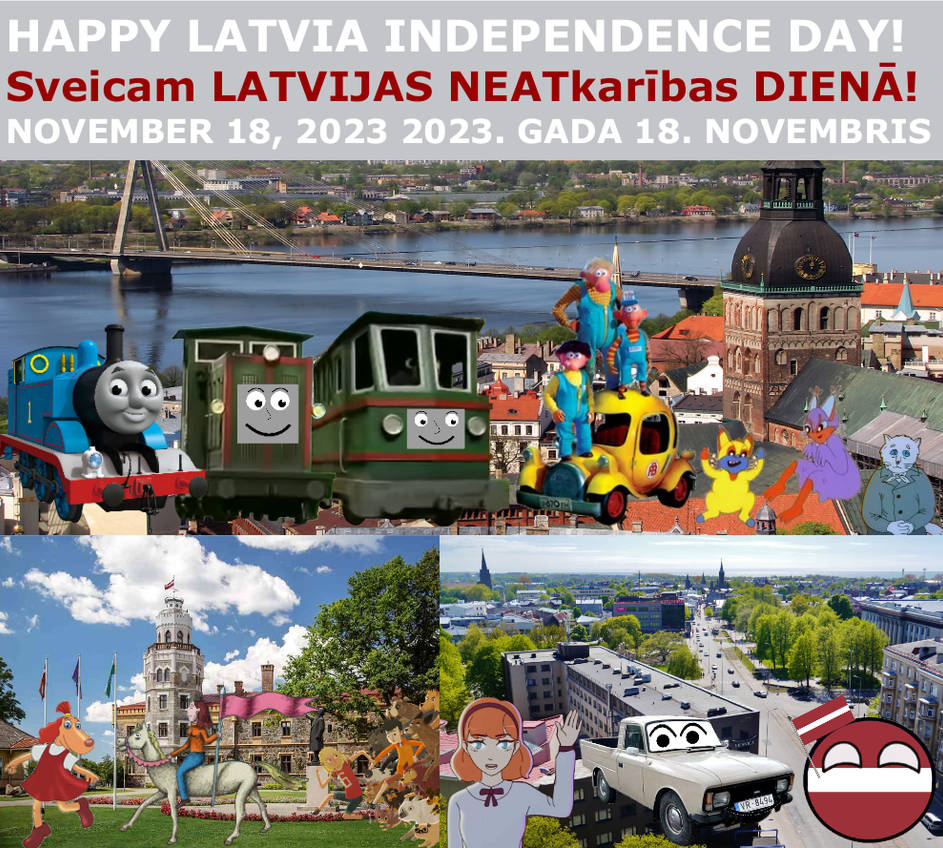 Happy Latvia independence day 2023 by IsmaelDiaz on DeviantArt