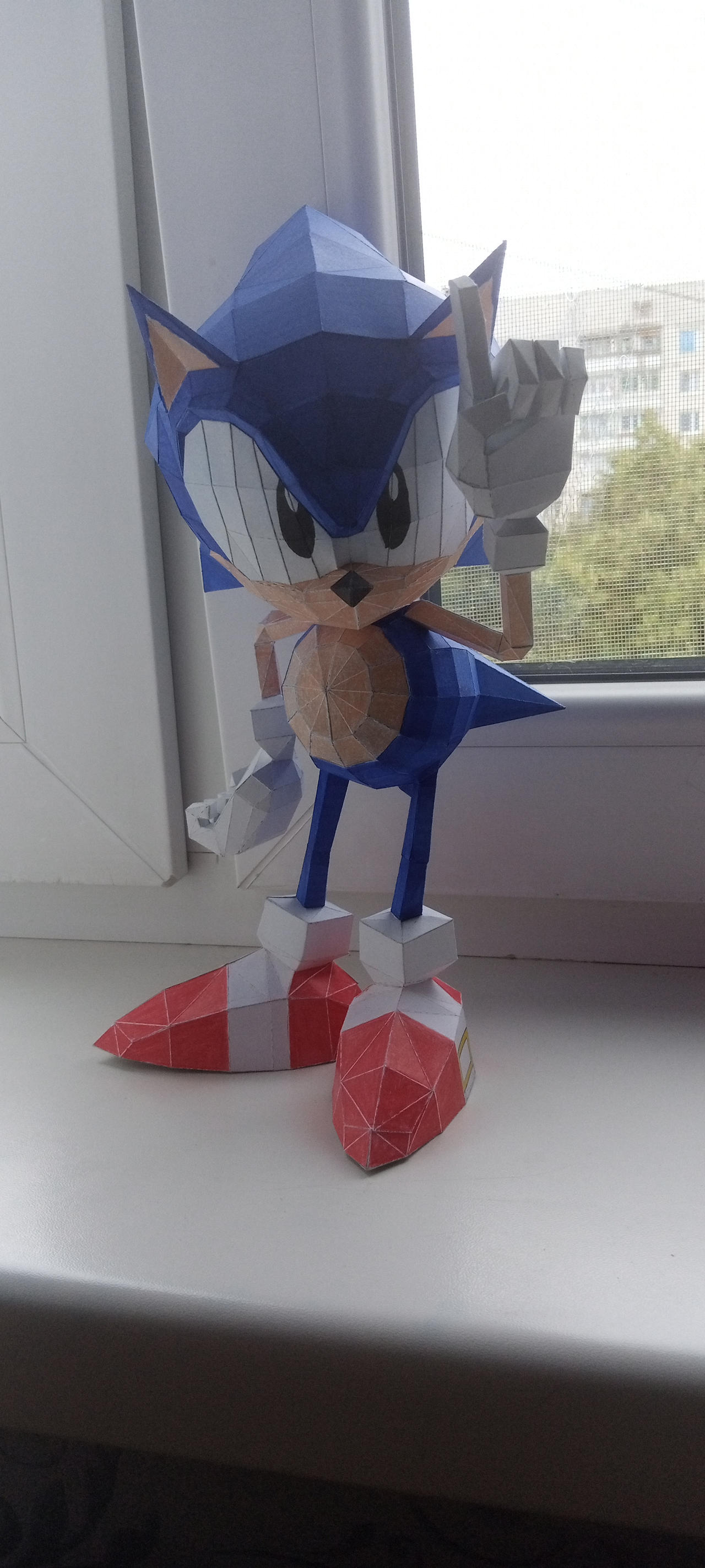 Sonic Papper Metal Sonic Papercraft