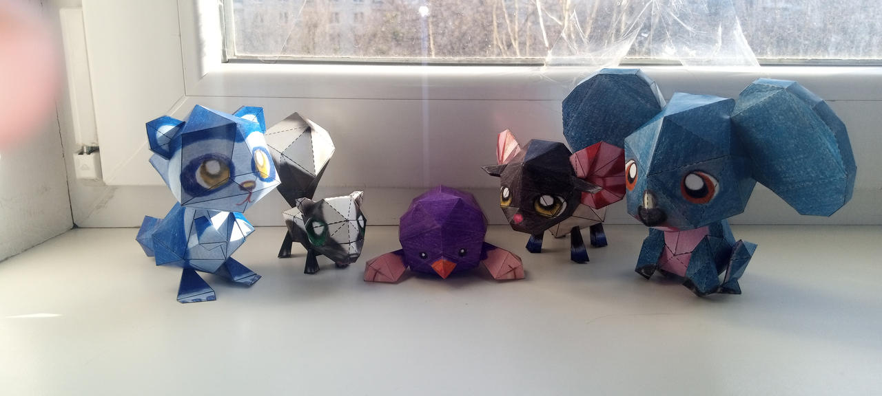 Random Type Small Animals Papercraft by GreyFox139 on DeviantArt