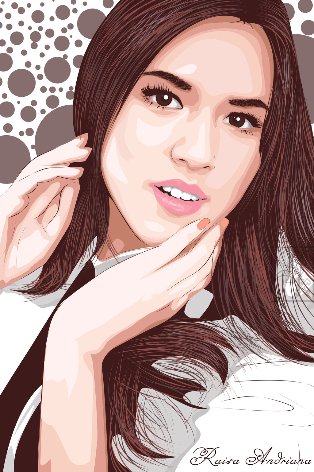 Raisa Andriana In Vector