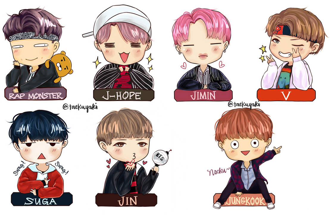 Bts Chibi Not Today 673985061