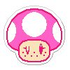 Pink-Mushroom -Sticker-avatar