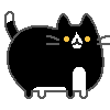 Tuxedo Pusheen Cat-avatar by Lady-Pixel