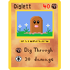 Pokemon Card-Diglett