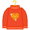 mabel sweater-Gem heart