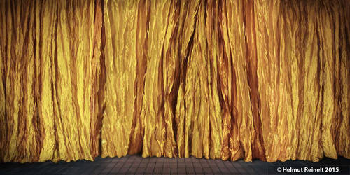 golden curtain