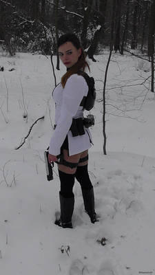 Tomb Raider Lara Croft Cosplay Underworld Snow