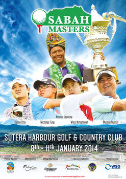 Poster - Sabah Masters 2014 - Golf