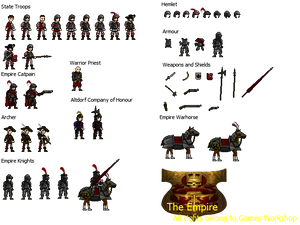 Warhammer Fantasy Empire Troops Sprites